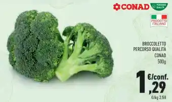 Conad Conad Percorso Qualità Broccoletto 500g offerta
