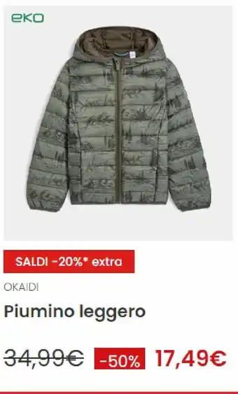 Okaidi Piumino leggero offerta