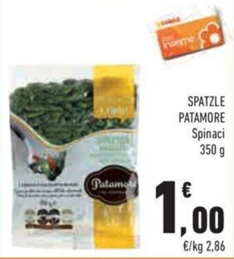 Spatzle Patamore Spinaci 350 g