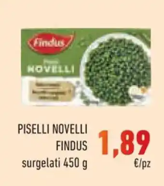 Conad Findus Piselli Novelli surgelati 450 g offerta