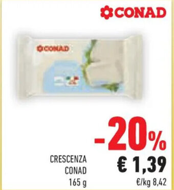 Conad Conad Crescenza 165 g offerta