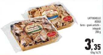 Conad Lattughelle Asolo farro - grani antichi - integrali 200 g offerta