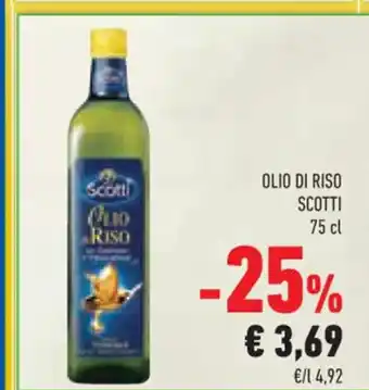 Conad Scotti Olio Di Riso 75 cl offerta