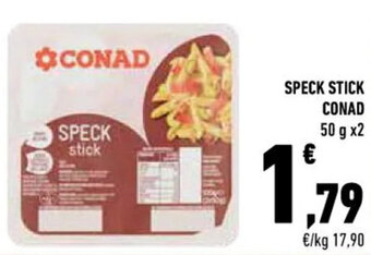 Conad Conad Speck Stick 50 g x2 offerta