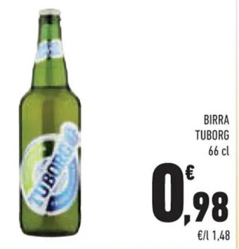 Conad Tuborg Birra 66 cl offerta