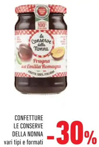 Conad Le Conserve Della Nonna Confetture vari tipi e formati offerta