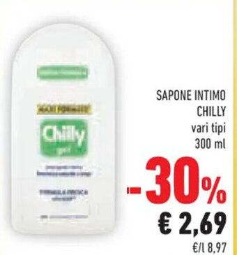 Conad Chilly Sapone Intimo vari tipi 300 ml offerta