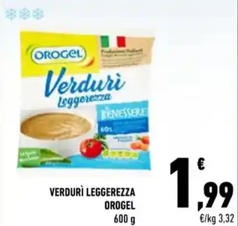 Conad Orogel Verdurì Leggerezza 600 g offerta
