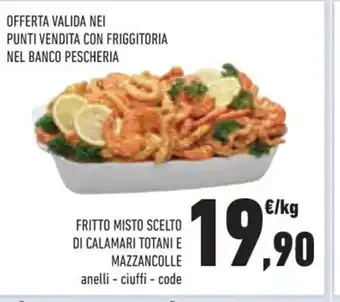 Conad Fritto Misto Scelto Di Calamari Totani E Mazzancole anelli-ciuffi-code offerta