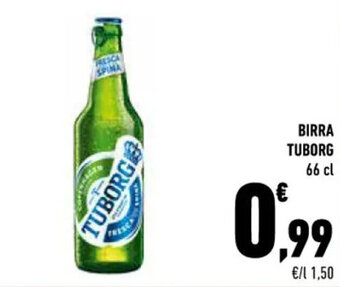 Conad Tuborg Birra 66 cl offerta
