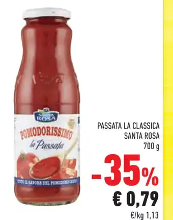 Conad Passata La Classica Santa Rosa 700 g offerta