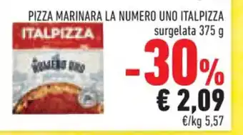 Conad Italpizza Pizza Marinara La Numero Uno surgelata 375 g offerta