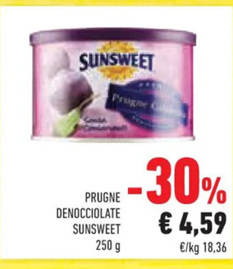 Conad Prugne Denocciolate Sunsweet 250 g offerta