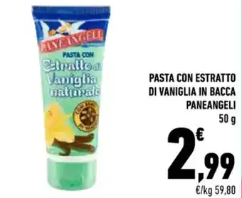Conad Paneangeli Pasta con Estratto di Vaniglia in Bacca 50 g offerta