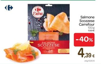 Carrefour Carrefour Salmone Scozzese 100 g offerta