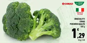 Conad Conad Percorso Qualità Broccoletti 500 g offerta