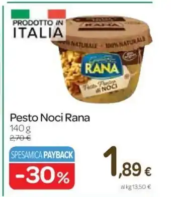 Carrefour Pesto Noci Rana 140 g offerta