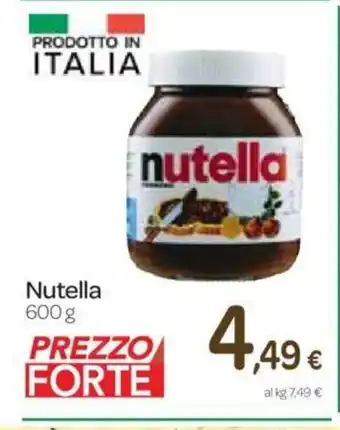 Carrefour Nutella 600 g offerta