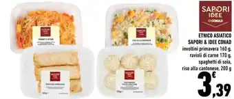 Conad Conad Sapori & Idee Etnico Asiatico involtini primavera 160 g offerta