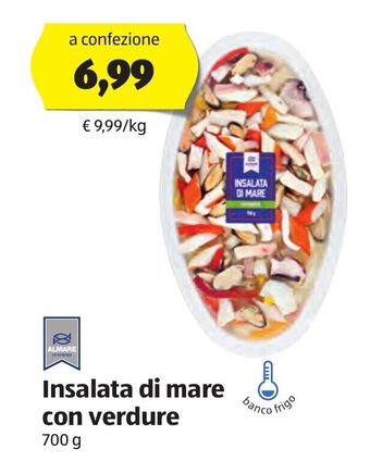 ALDI Insalata di mare con verdure 700 g offerta