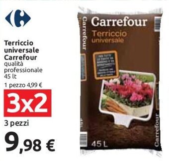 Carrefour Terriccio universale qualità professionale 45 lt