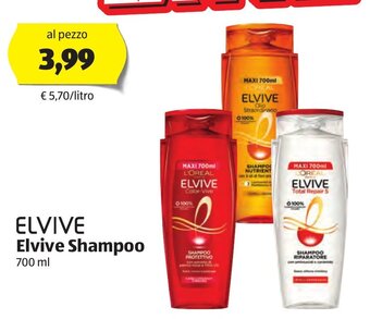 ALDI Elvive Shampoo 700 ml offerta