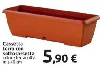 Cassetta terra con sotto cassetta
