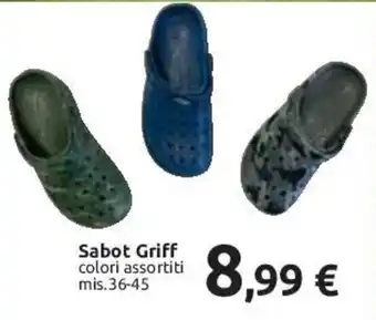Sabot Griff colori assortiti mis. 36-45