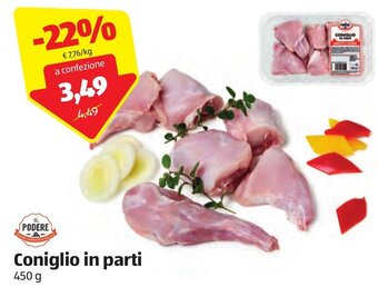 IL Podere Coniglio in parti 450 g