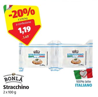 ALDI Bonlà Stracchino 2 x 100 g offerta
