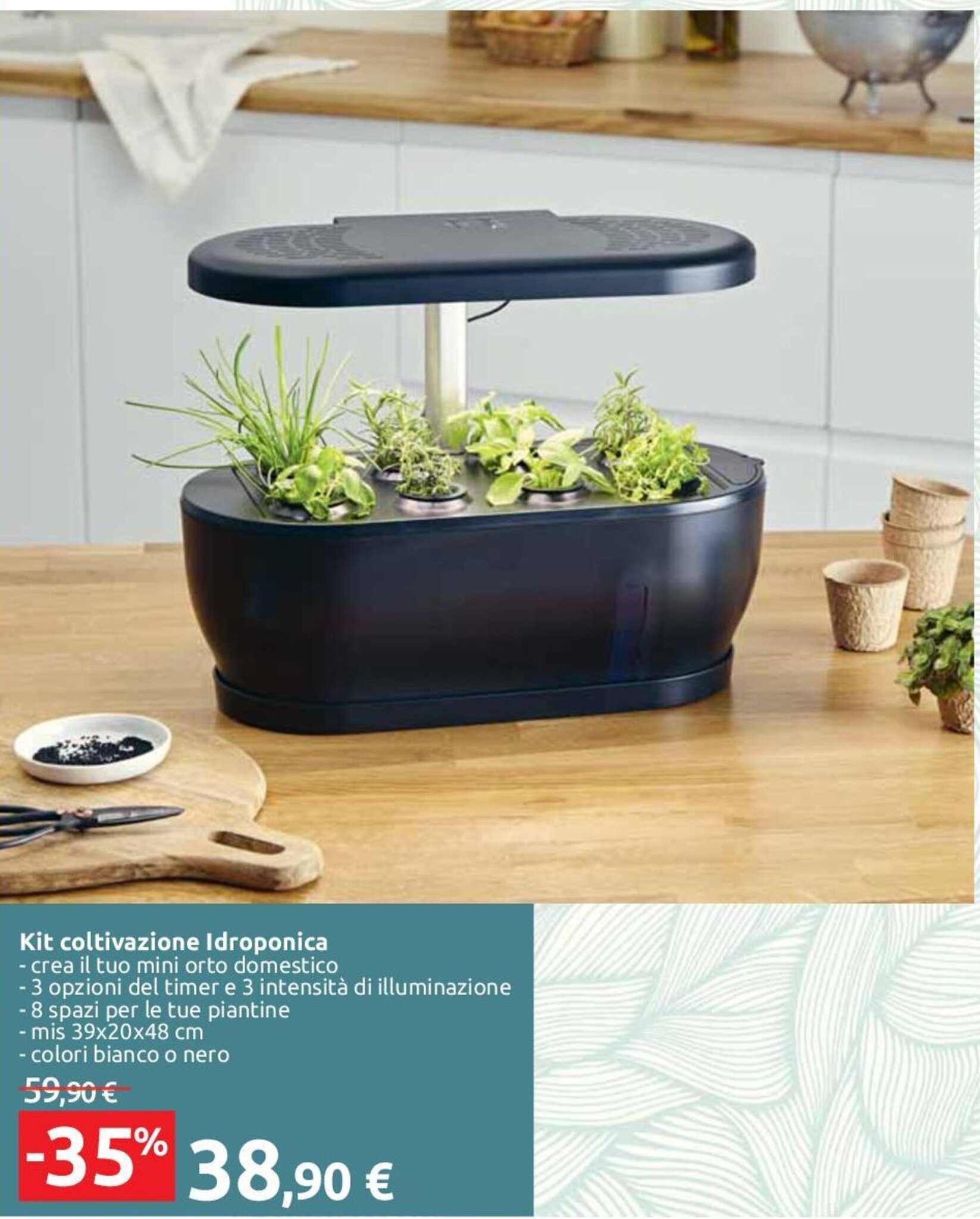 Kit Coltivazione Idroponica Wanfoou - 30 Spugne, Cesti E Etichette Per Piante - Foto 12