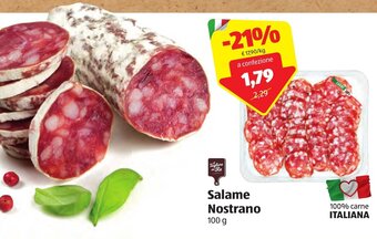 ALDI Salame Nostrano 100 g offerta