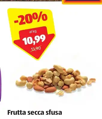 ALDI Frutta secca sfusa offerta
