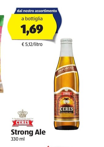 ALDI Ceres Strong Ale 330 ml offerta