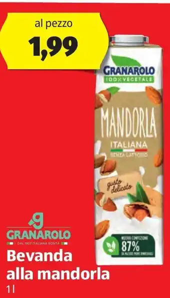 ALDI Granarolo Bevanda alla mandorla 1 L offerta