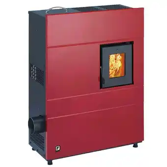 Bricofer Stufa a pellet annabella, potenza nominale 4,7 kw, volume riscaldabile 108 m³, 56x28xh.73 cm offerta