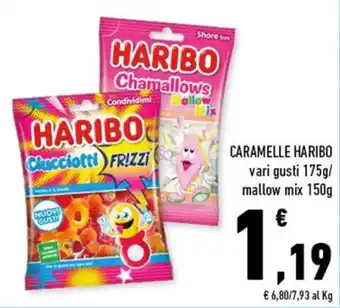 Conad Haribo Caramelle vari gusti 175g/ mallow mix 150g offerta