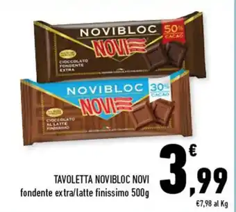 Novi Tavoletta Novibloc fondente extra/latte finissimo 500g