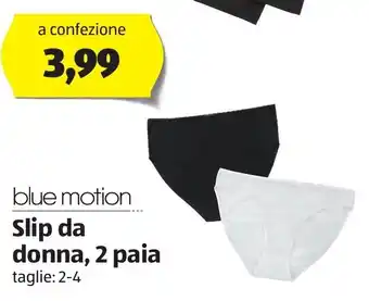 ALDI blue motion Slip da donna, 2 paia 2-4 offerta