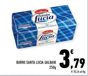 Conad Galbani Santa Lucia Burro 250g offerta