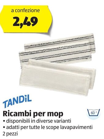 Tandil Ricambi per mop 2 pezzi