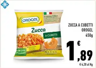 Conad Orogel Zucca a Cubetti 450g offerta