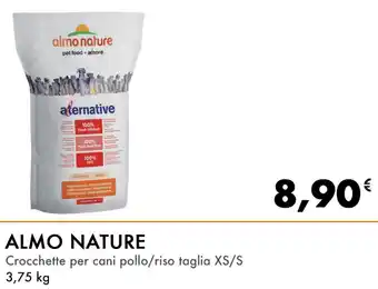 Iper Tosano Almo Nature Crocchette per cani pollo/riso taglia XS/S 3,75 kg offerta