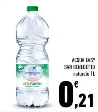 Conad San Benedetto Acqua Easy naturale 1L offerta