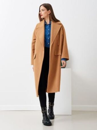 Rinascimento Cappotto effetto lana cotta offerta
