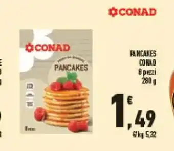 Conad Conad Pancakes 8 pezzi 280 g offerta