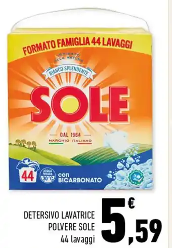 Conad Sole Detersivo Lavatrice Polvere 44 lavaggi offerta