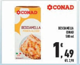 Conad Conad Besciamella 500 ml offerta