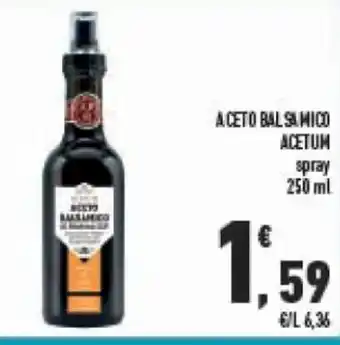 Conad Aceto Balsamico Acetum spray 250 ml offerta