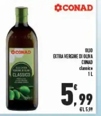 Conad Conad Olio Extra Vergine Di Oliva classico 1 L offerta